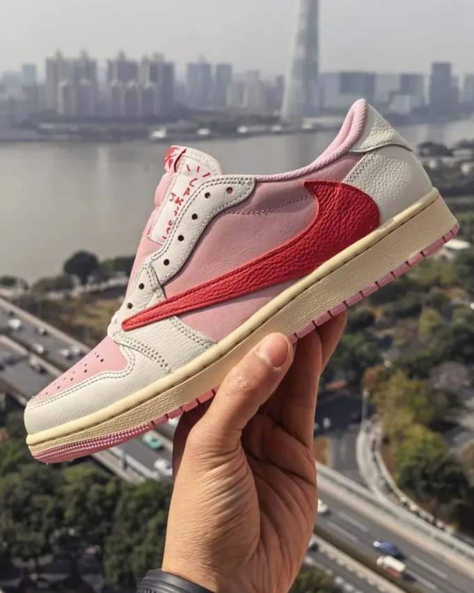 番茄干色 樱桃红木 桑巴红 低帮 系带 