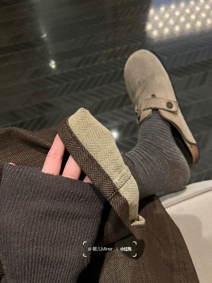 低跟 粗跟 玉米杆色 鹪鹩色 水壶色 无帮 皮革 