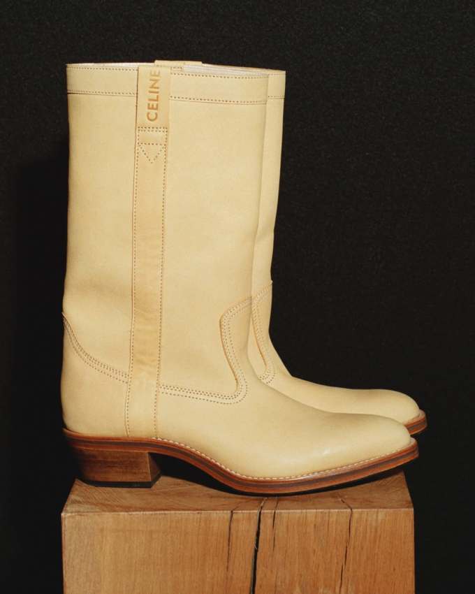 低跟 粗跟 深草色 古代谷物 月光石 皮革 