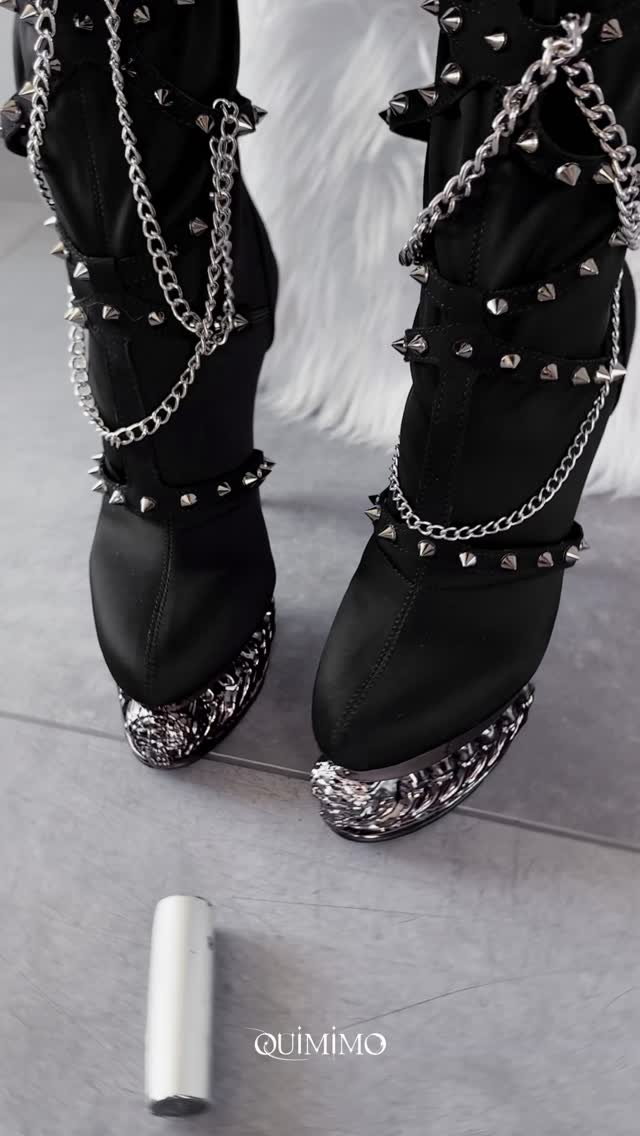 燕尾服 钛色 尖头 袢扣 浅口鞋  - VALI鞋履AI设计主图