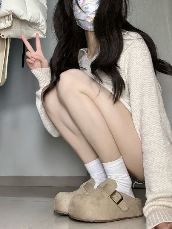 毛纺 基础袖 针织螺纹 轻白色 月光色 银云色 