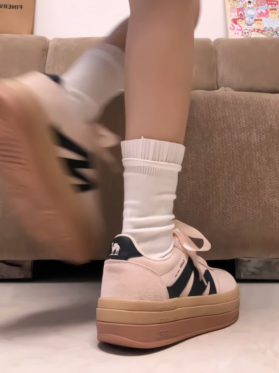 暗沙色 帝王黄玉 香煎 低帮 皮革 