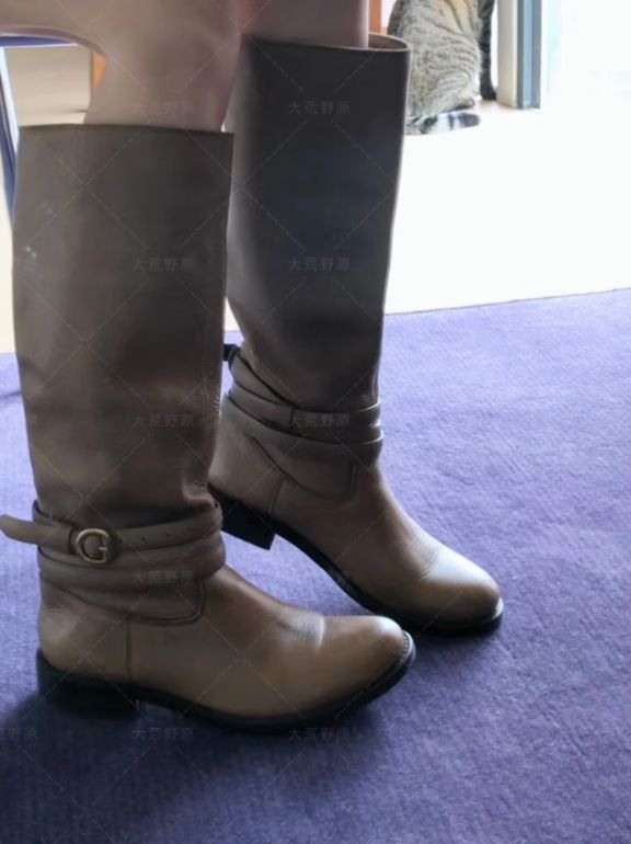 陨石色 棕灰色 土耳其咖啡色 圆头 皮革  - VALI鞋履AI设计主图