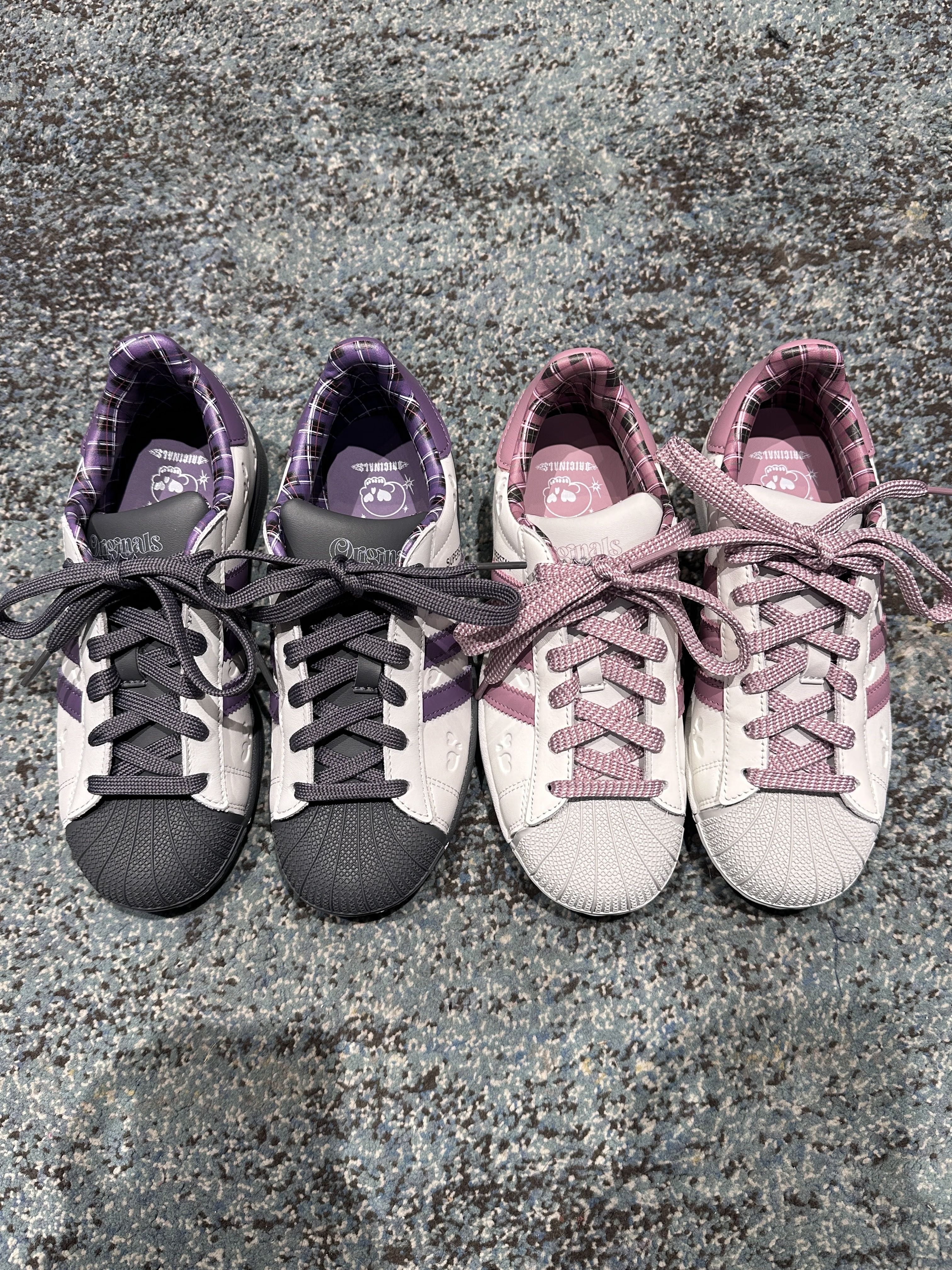 淡紫色 蛋白 黑豆色 系带 皮革  - VALI鞋履AI设计主图