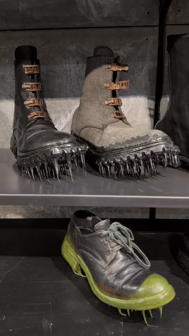 陨石色 核桃色 土耳其咖啡色 圆头 系带 皮革 