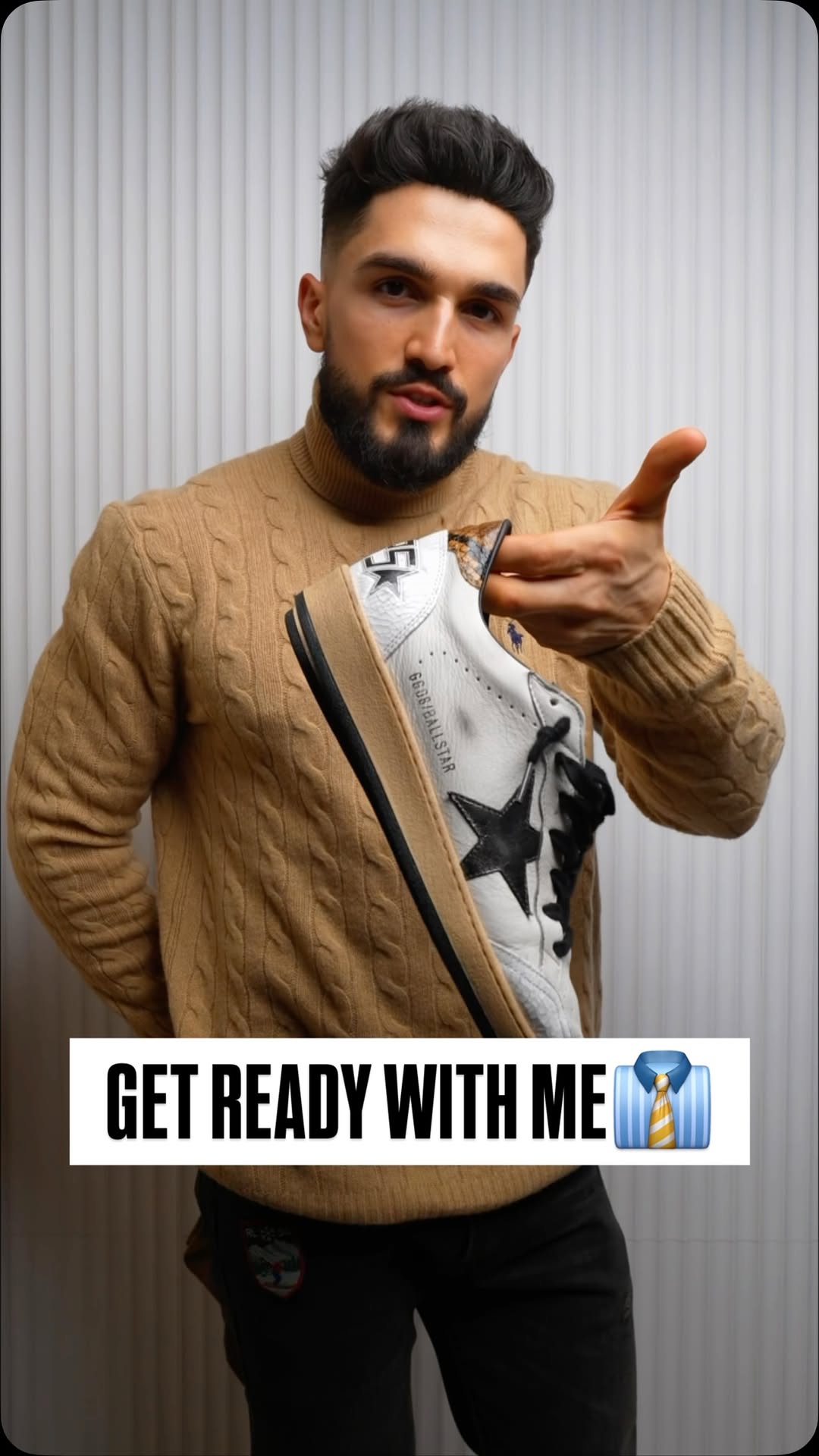 毛纺 基础袖 细针 提花-绞花 僧袍色 橡皮色 陨石色  - VALI鞋履AI设计主图