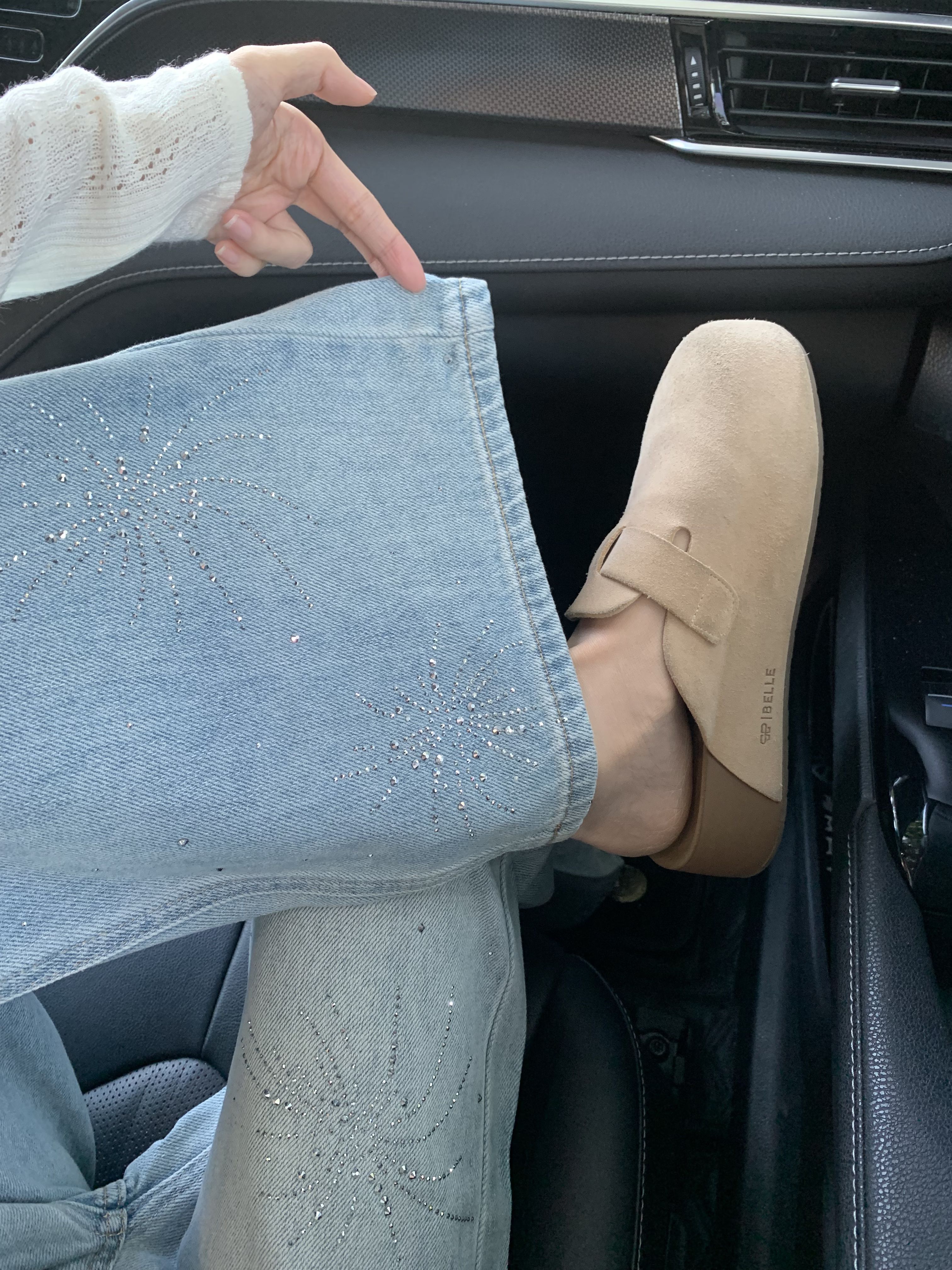 游牧黄 栗灰色 月夜色 皮革  - VALI鞋履AI设计主图