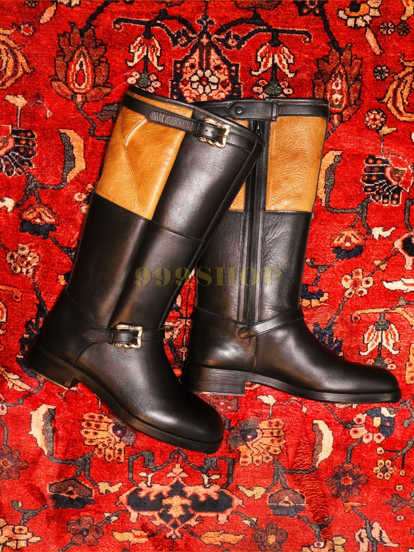 深洞 咖啡褐色 玻璃瓶色 圆头 皮革  - VALI鞋履AI设计主图