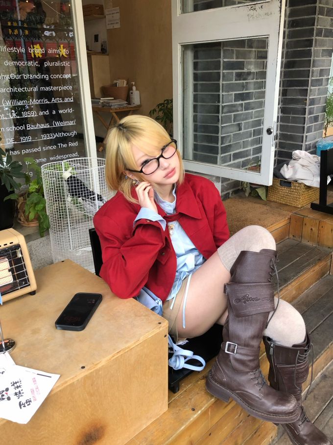 翻领 中长袖 基础袖 城市红 丝带红 胆大 基础扣饰 