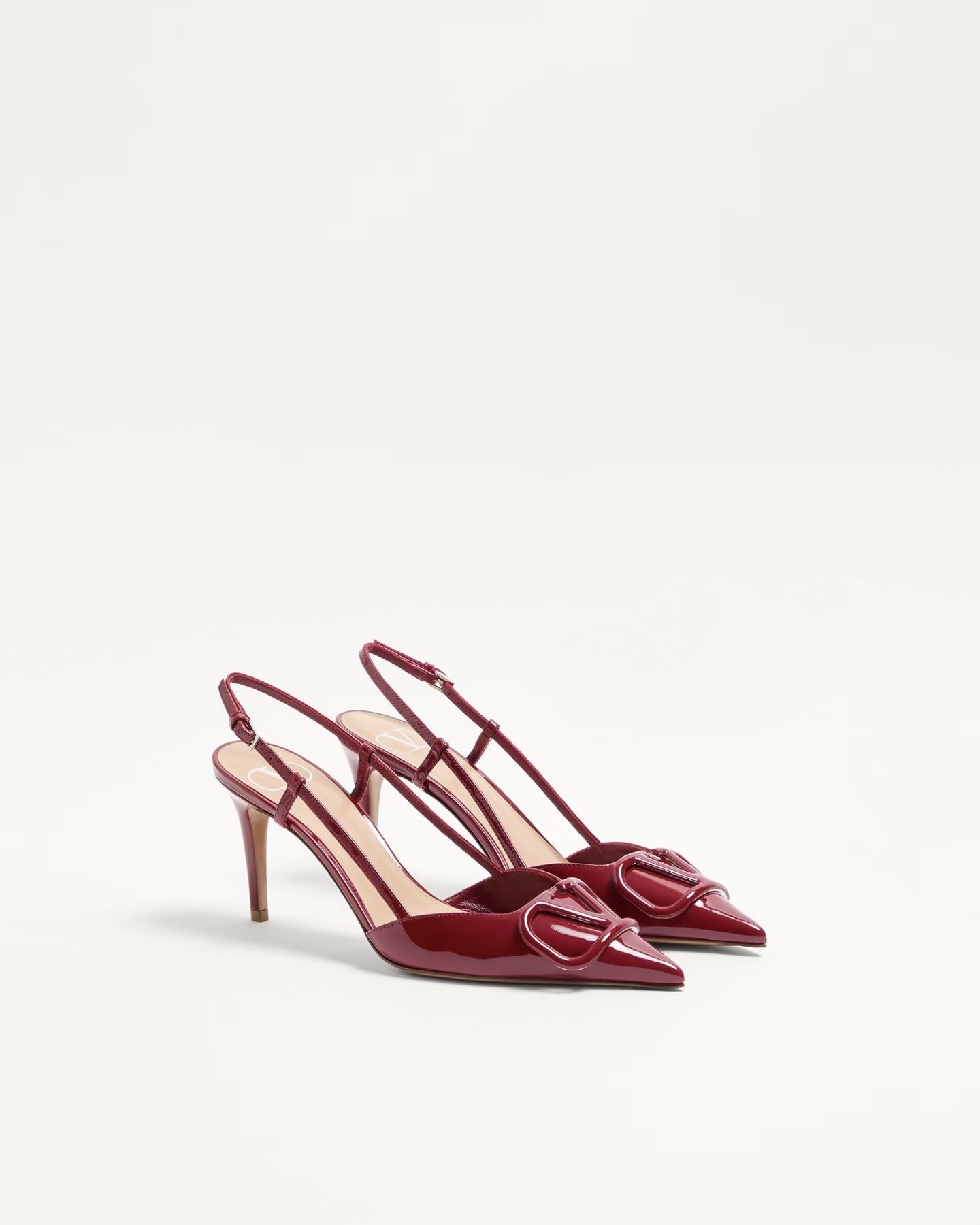 高跟 细跟 Merlot红酒 番茄干色 钟乳石 无帮 皮革  - VALI鞋履AI设计主图