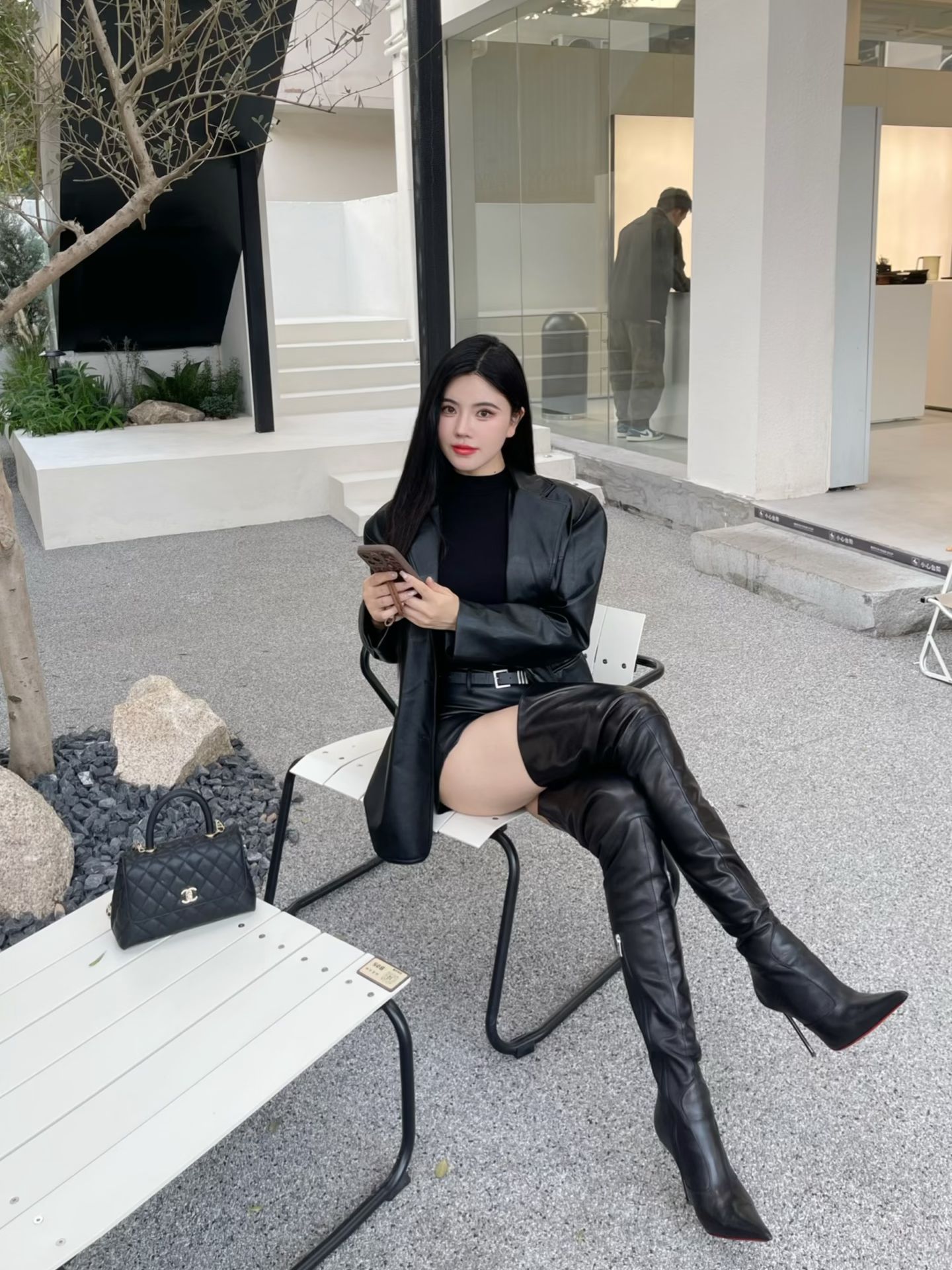 无烟煤色 烧焦灰 黑檀色 尖头 皮革  - VALI鞋履AI设计主图