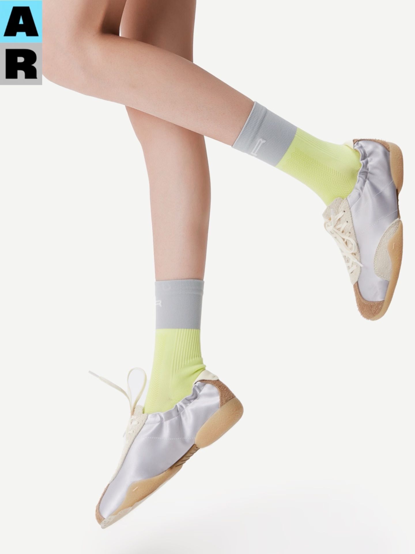 云雾色 主打灰 灰丁香色 布面  - VALI鞋履AI设计主图