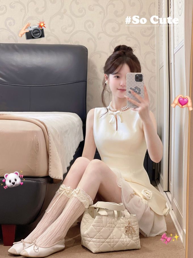 不对称 无袖 打结-扭结 羊皮纸色 脆饼色 河岩 基础绳带 芭蕾风 