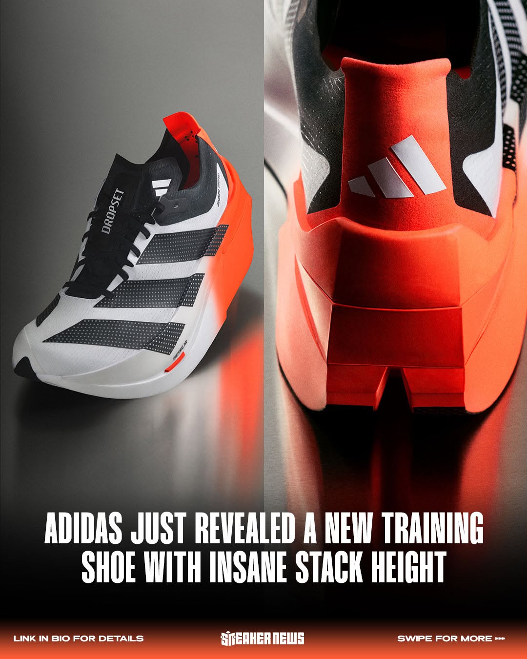 燕尾服 旺盛橙 灰色幻觉 中帮 网面  - VALI鞋履AI设计主图