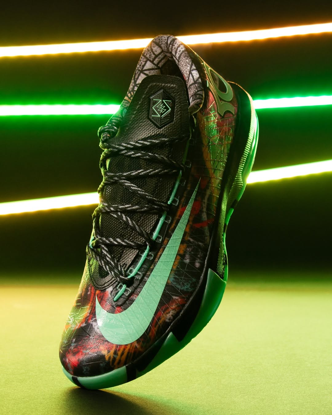 花旗松 暗冷杉绿 深酸橙绿 低帮 系带 皮革  - VALI鞋履AI设计主图