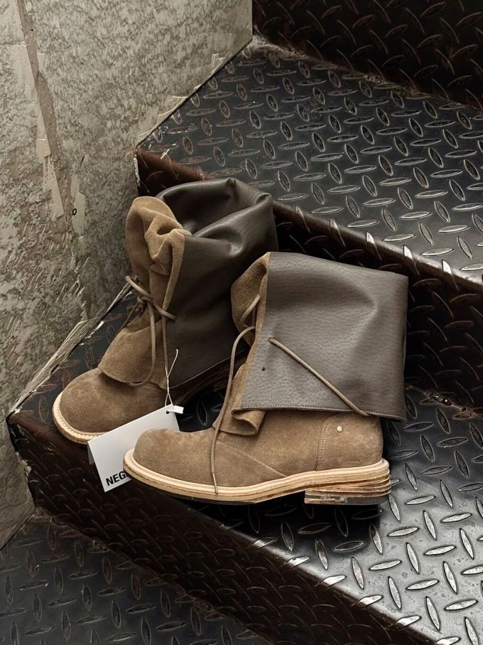 咖啡褐色 烤腰果 斑纹灰 皮革 