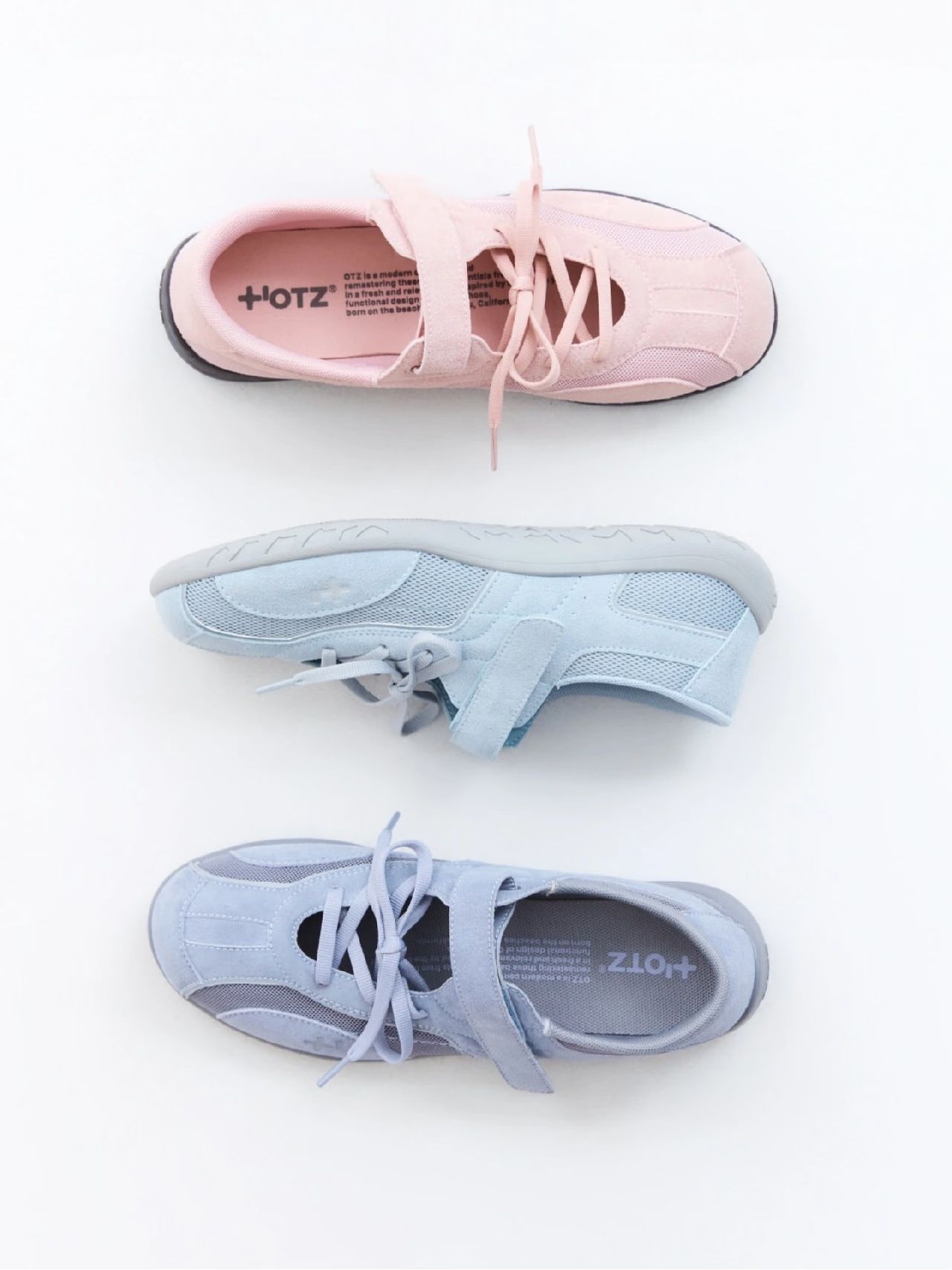 日光蓝 禅蓝 幕灰色 系带 布面  - VALI鞋履AI设计主图