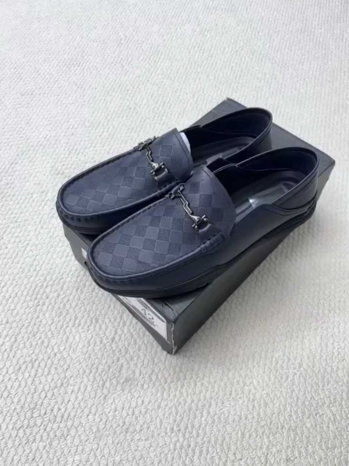 蓝黑色 夜影蓝 狂风 低帮 一脚蹬 深口鞋 皮革 