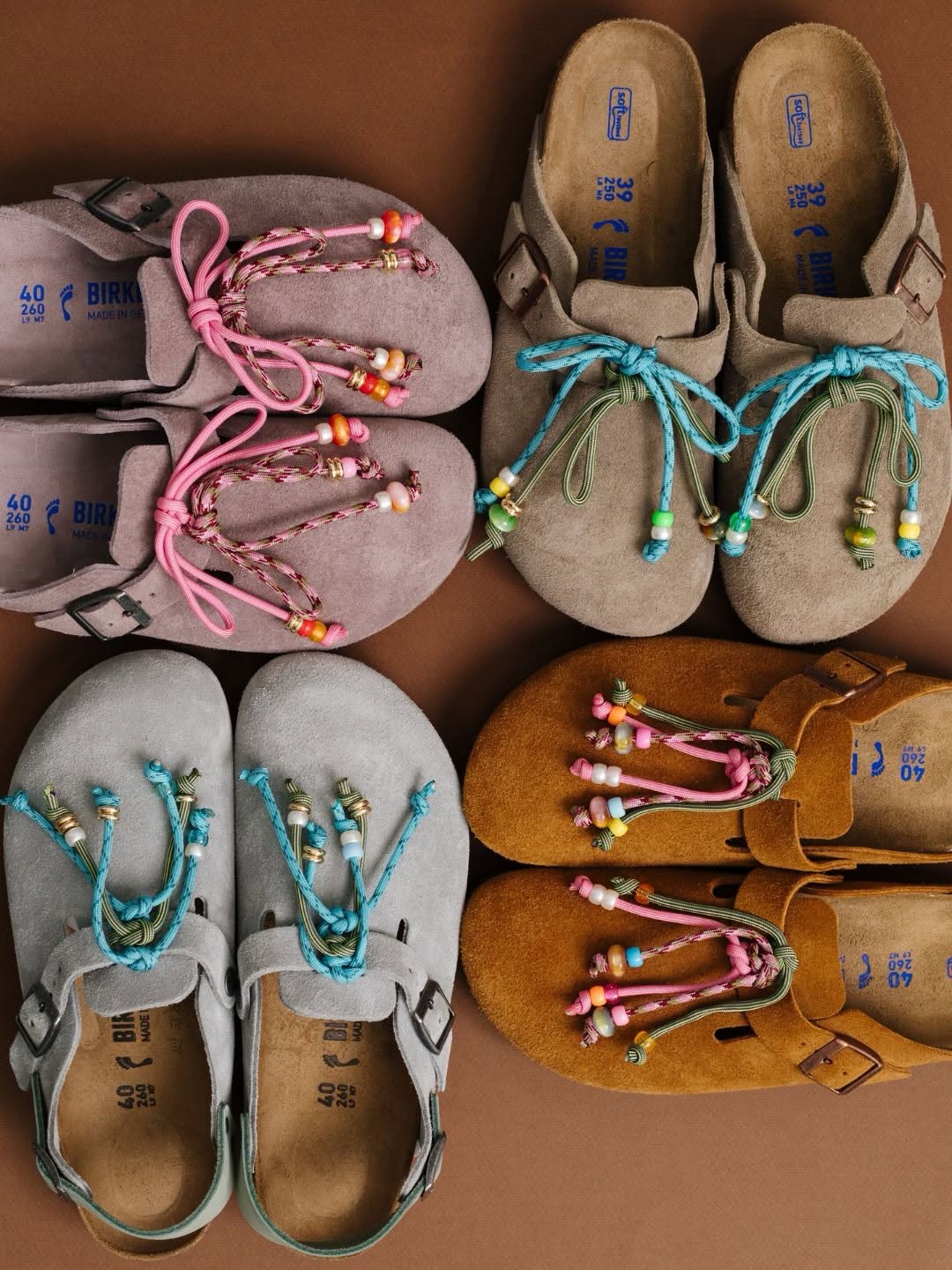 沙漠棕榈色 尾气黑 榉树色 无帮 系带 皮革  - VALI鞋履AI设计主图