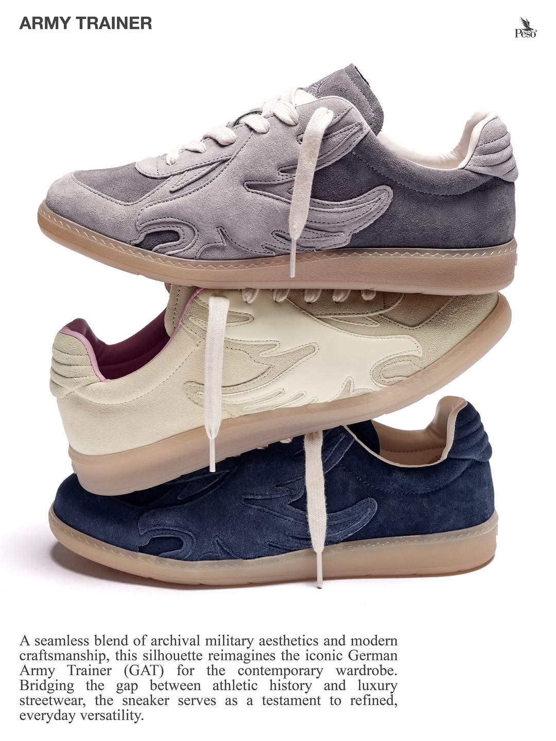 暴风云 深井黑 海鸥灰 低帮 系带  - VALI鞋履AI设计主图