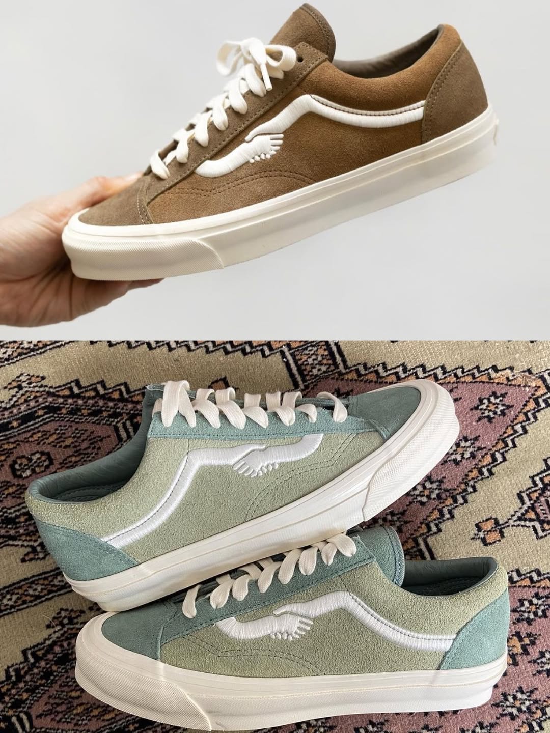 僧袍色 羽毛灰 雪白 低帮 系带 布面  - VALI鞋履AI设计主图