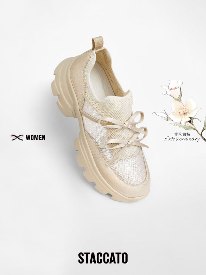 雾白色 羊皮纸色 浅蜜黄 低帮 系带 