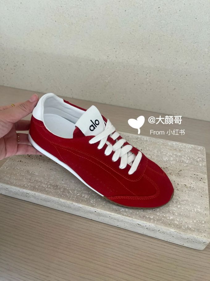 肾上腺素 微蓝 极品红 低帮 系带 布面 