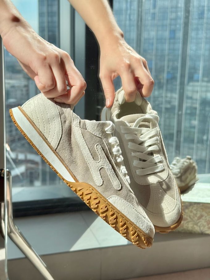 芦笋绿 银绿色 苜蓿色 低帮 系带 布面 