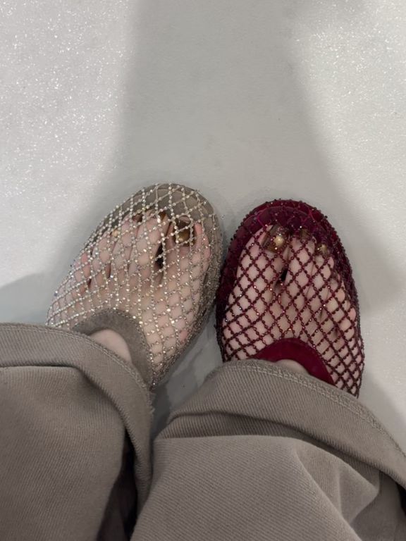 巧克力毛毛雨 猎鹰色 巧克力酱色 无帮 网面  - VALI鞋履AI设计主图