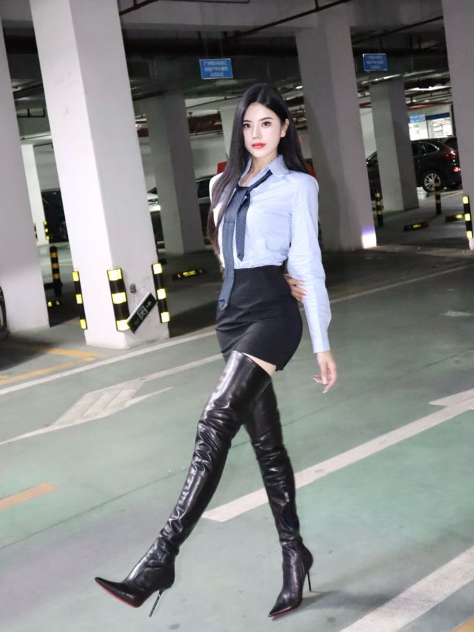 停电色 北极海豹 潜望镜色 尖头 皮革 