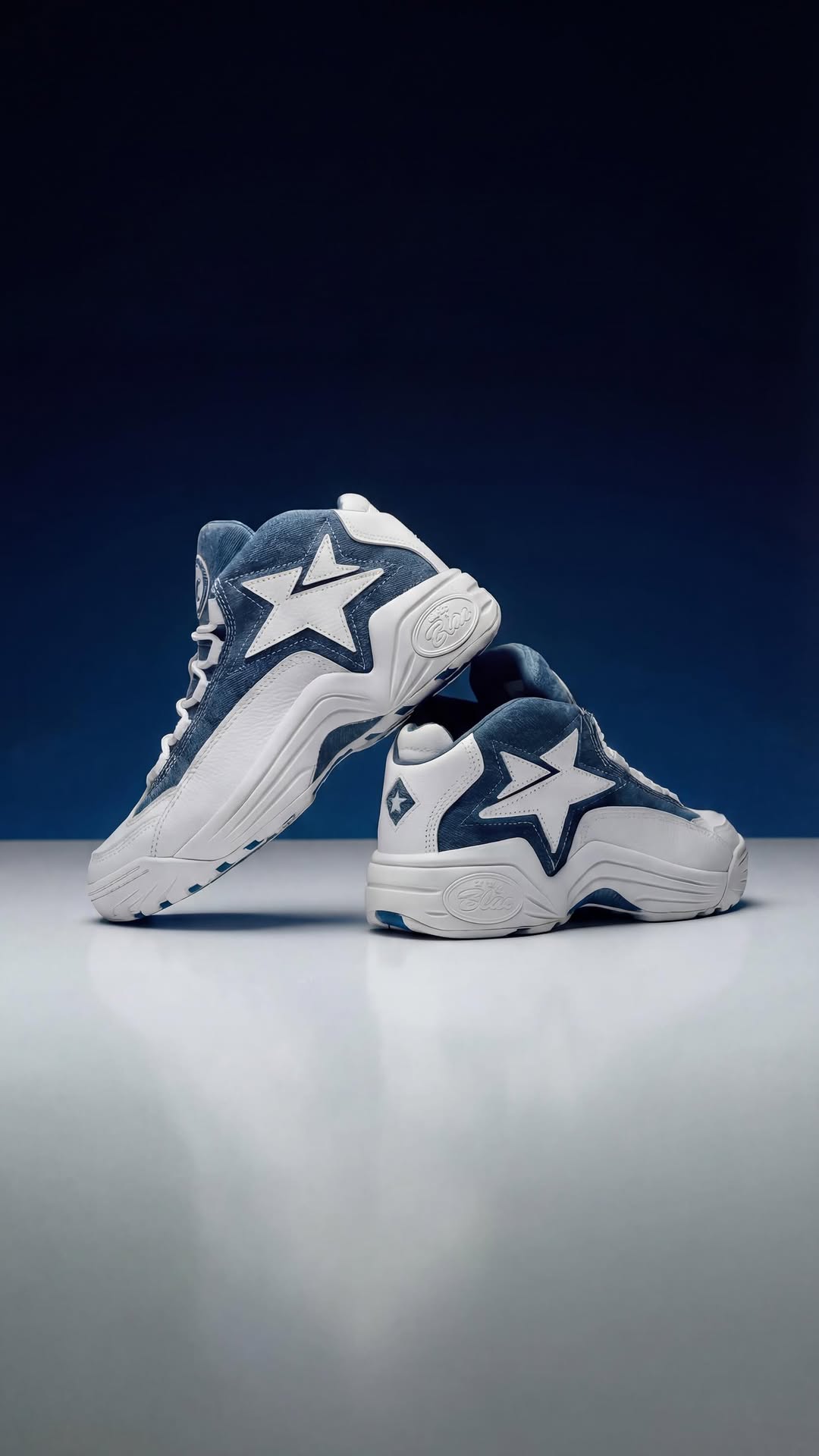 云雾色 微芯片色 选美蓝 中帮 皮革  - VALI鞋履AI设计主图