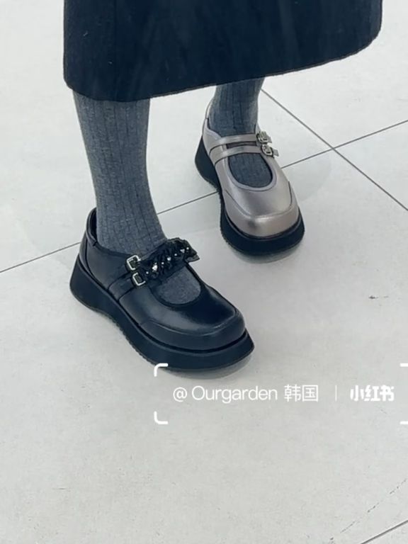 鹦鹉螺 黑蓝色 深板岩色 圆头 深口鞋 皮革 