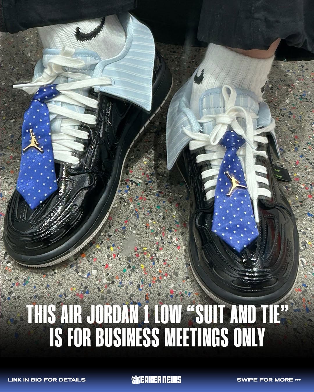 尾气黑 蓝色纹身 静绿色 低帮 系带 皮革  - VALI鞋履AI设计主图