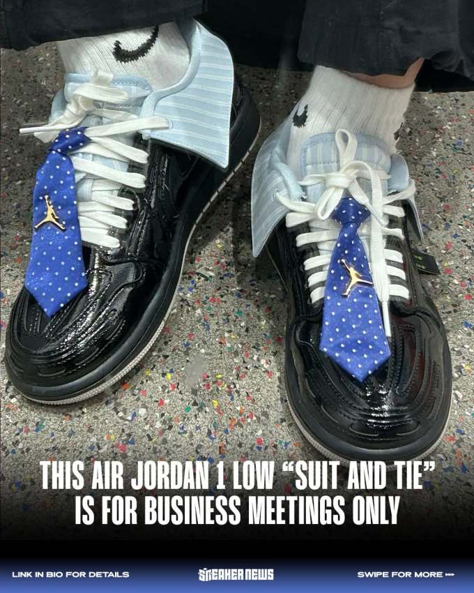 尾气黑 蓝色纹身 静绿色 低帮 系带 皮革 