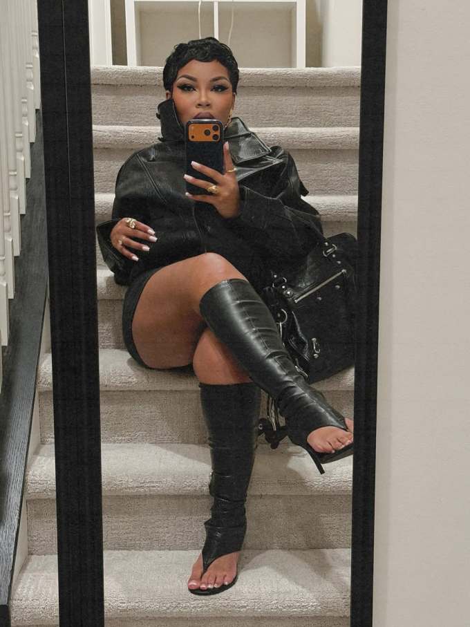 皮革面料 立领 中长袖 基础袖 深洞 鹪鹩色 奇美拉 基础扣饰 基础拉链 