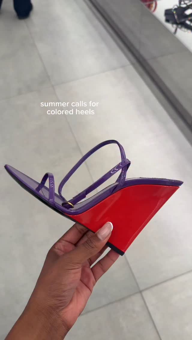 肾上腺素 降落伞紫 黑莓甜酒 无帮 袢扣  - VALI鞋履AI设计主图