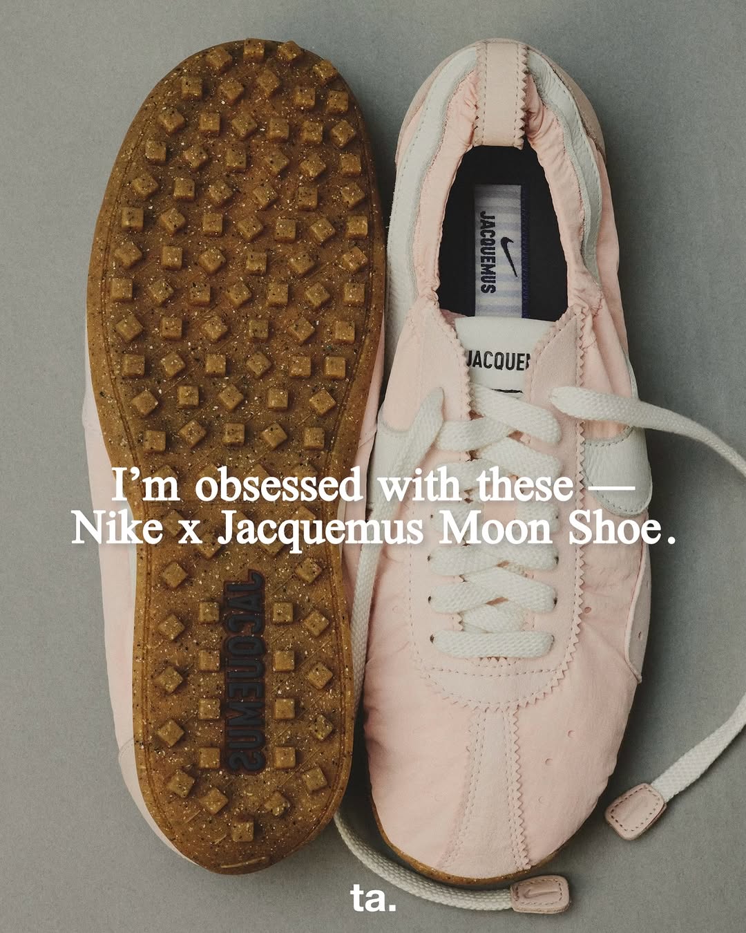 灯芯草雀 轻粉色 月夜色 系带 皮革  - VALI鞋履AI设计主图