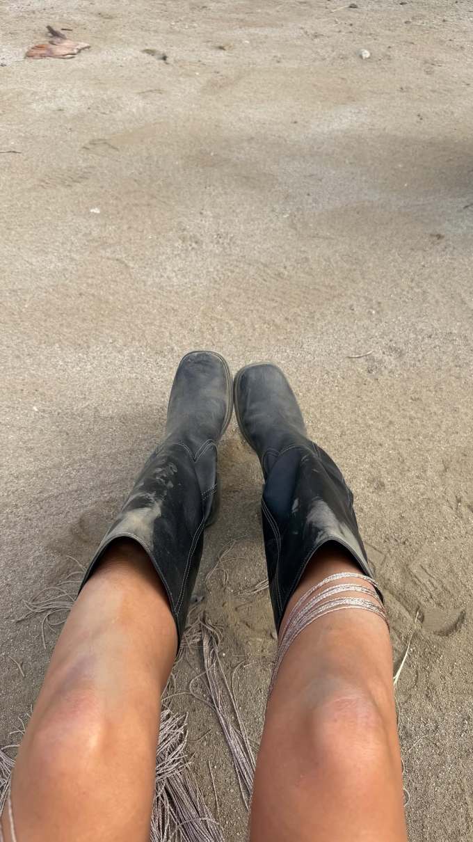 燕尾服 暗影蓝 石山 圆头 皮革 