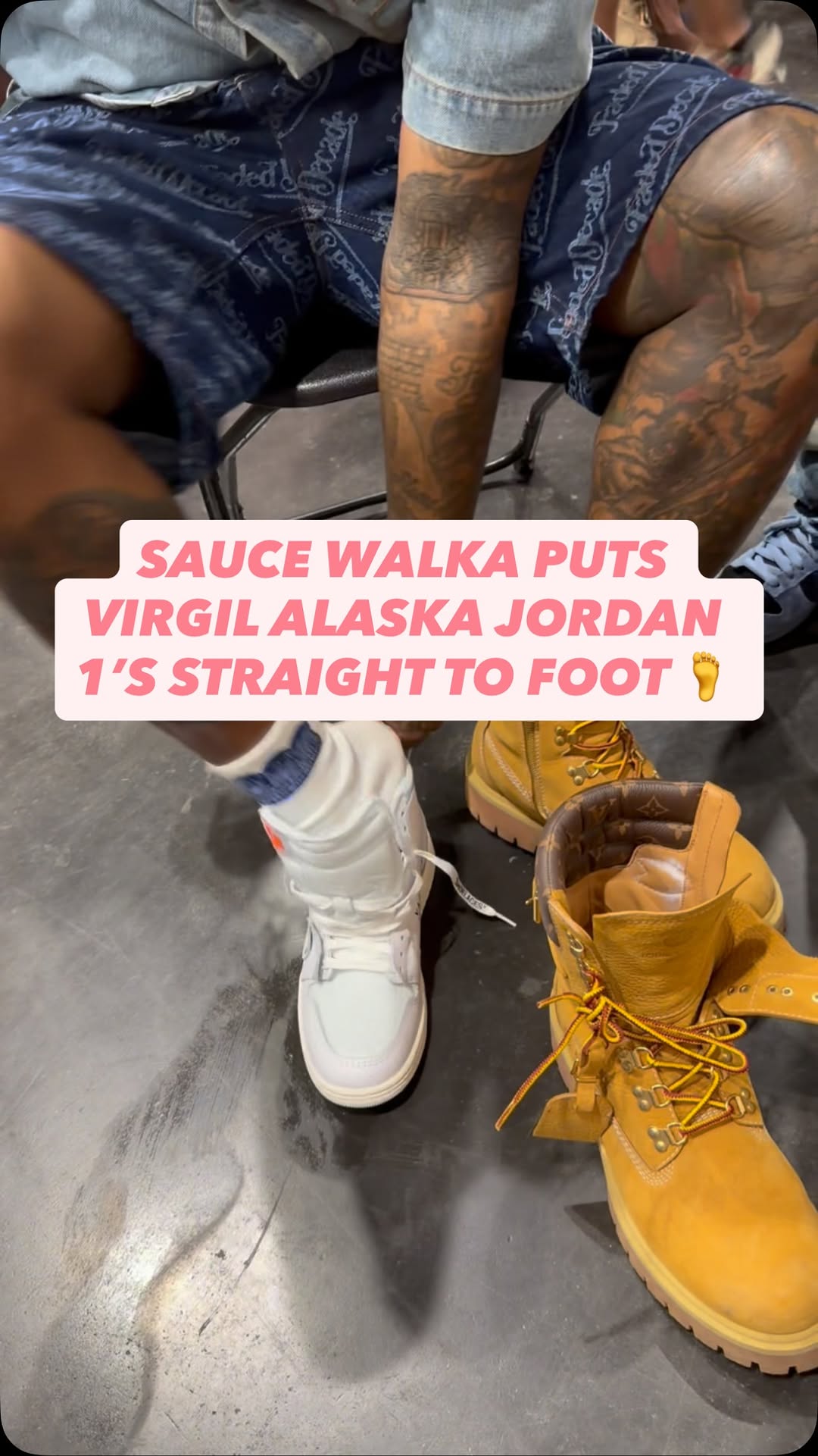 牛仔面料 A型 基础袖 印花 海蓝色 海军学院 复古靛蓝  - VALI鞋履AI设计主图