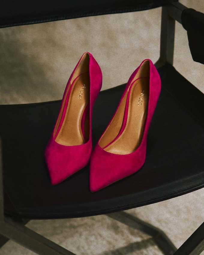 樱桃红 大黄果色 烤山核桃 尖头 低帮 一脚蹬 浅口鞋 皮革 