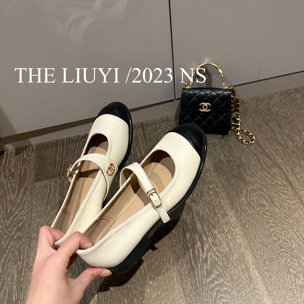 【LIUYI】小香风撞色单鞋991-2主图