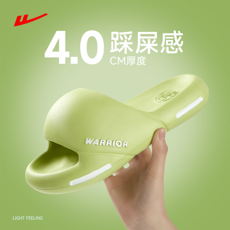 Warrior/回力夏季拖鞋男踩屎感防滑厚底情侣防臭外穿软底时尚女主图