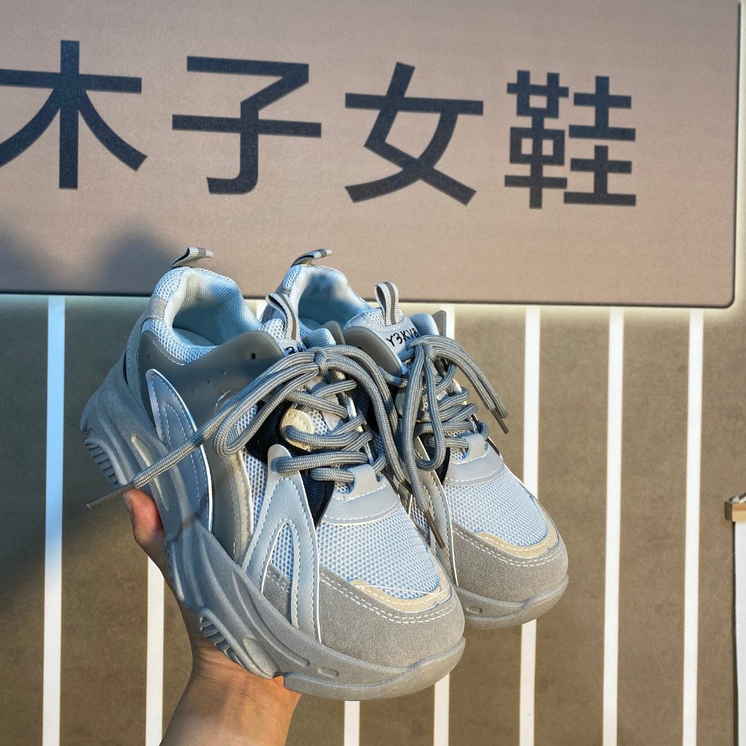 【木子推荐新品】老爹鞋女韩版2023春夏新款厚底运动鞋ins潮主图
