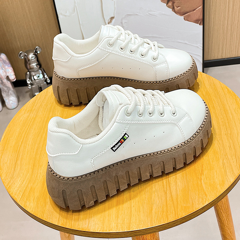 【软底软面】【工厂直发】春季新款女鞋小白鞋韩版时尚百搭运动鞋主图