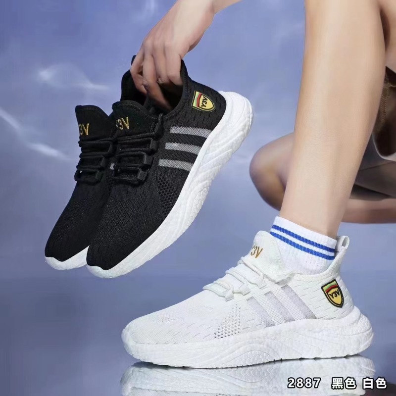 【永利鞋业】2887新品爆款夏季轻便慢跑运动休闲鞋主图