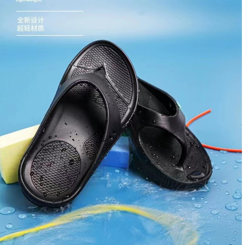 厚底减震海绵蛋糕人字拖全环保超防滑防臭脚主图