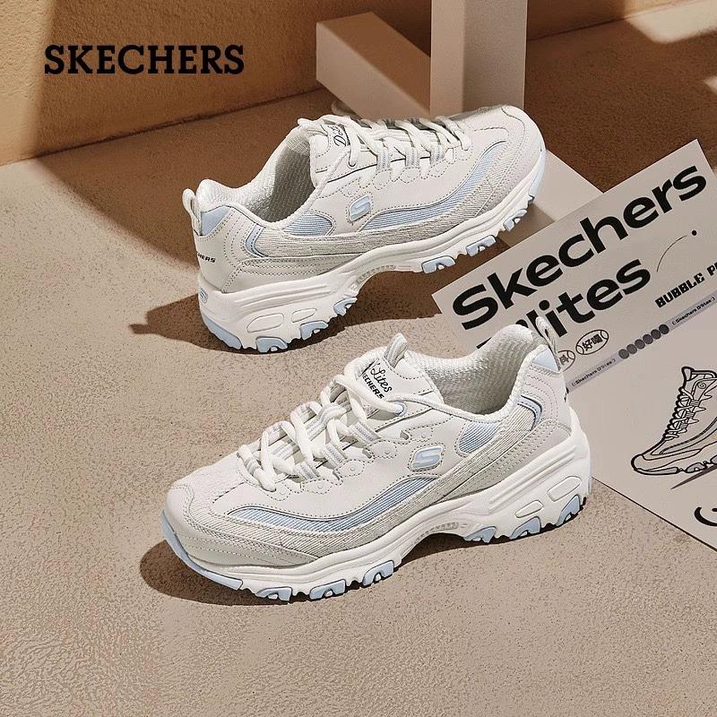 Skechers斯凯奇女鞋奶茶熊23年新款增高老爹鞋休闲运动鞋896276主图