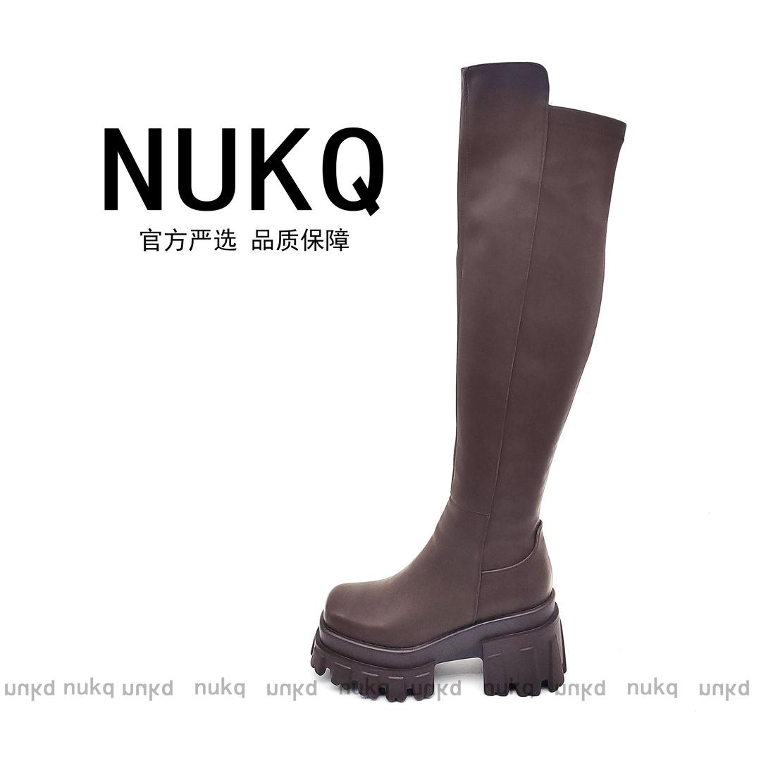 大悦NUKQ 弹力常规腿围过膝靴子女2023 女士高筒靴主图