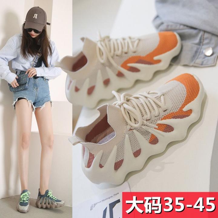 孕妇鞋子女2022年新款特大码女鞋41一43八爪鱼44运动跑步鞋45防滑主图