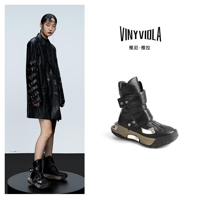 VINYVIOLA设计师款时尚马丁靴【玄·宇宙】YP-D2232A-1主图